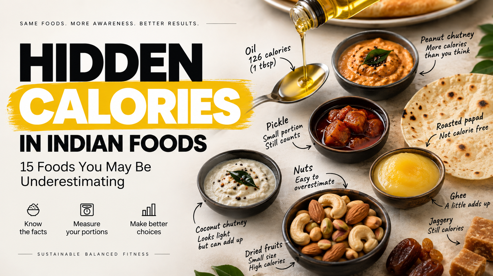Hidden Calories in Indian Foods: 15 Foods You May Be Underestimating
